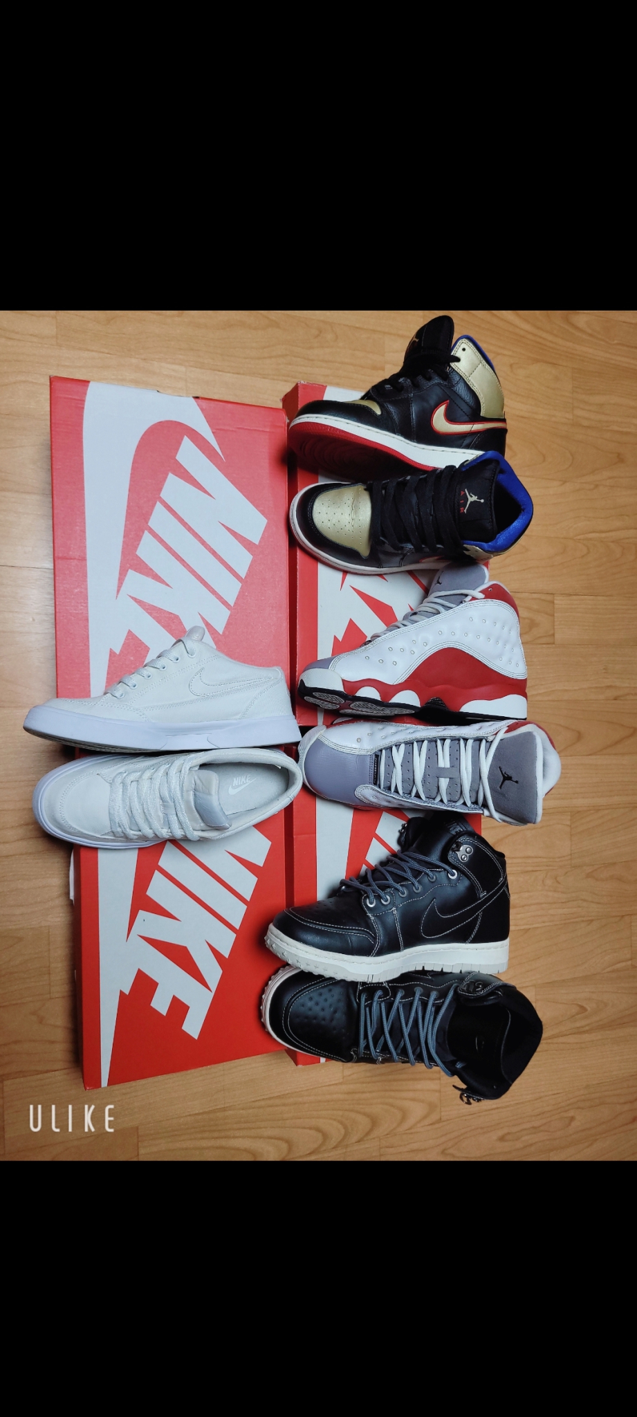 신발장 정리 나이키, 조던, 덩크 235~265