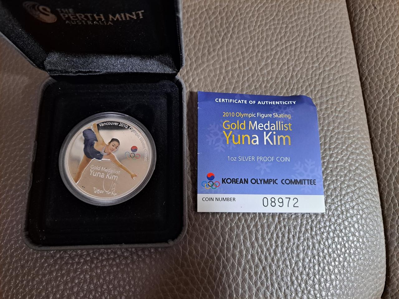 김연아 올림픽금메달 기념주화(은화)