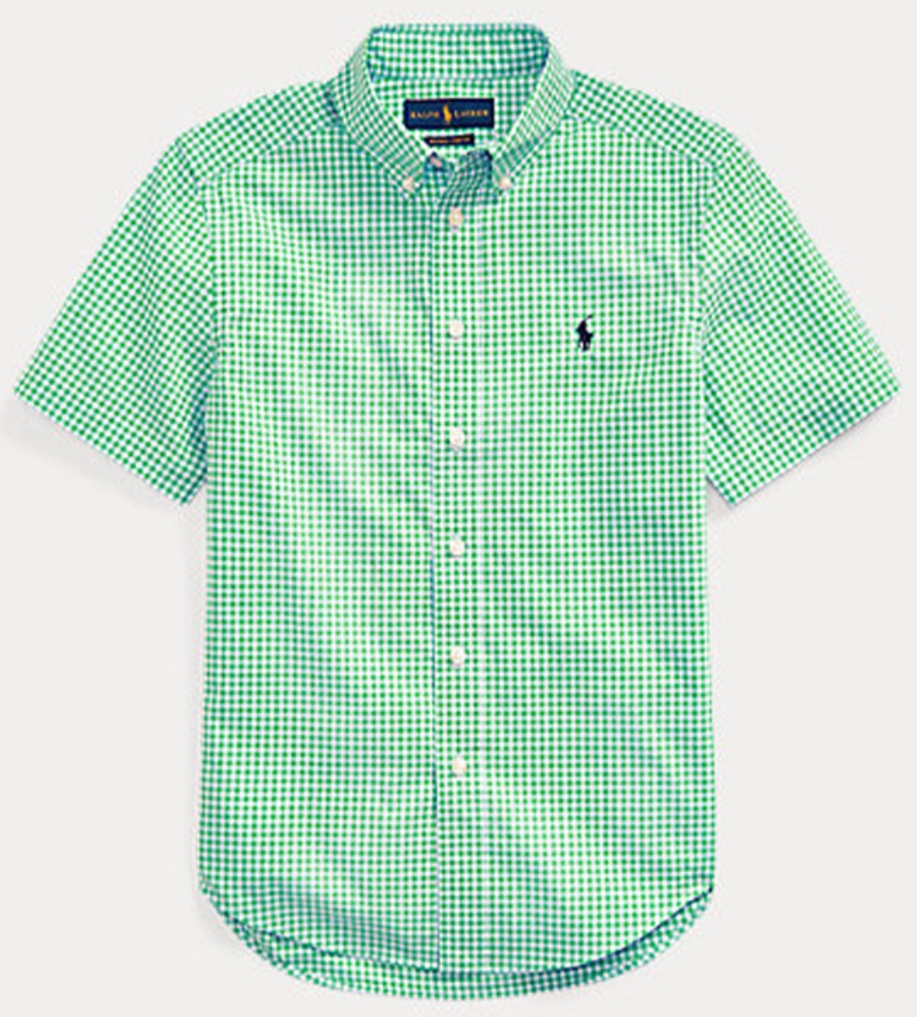 폴로 랄프로렌 보이즈 반팔 셔츠 L사이즈 새상품 그린색상