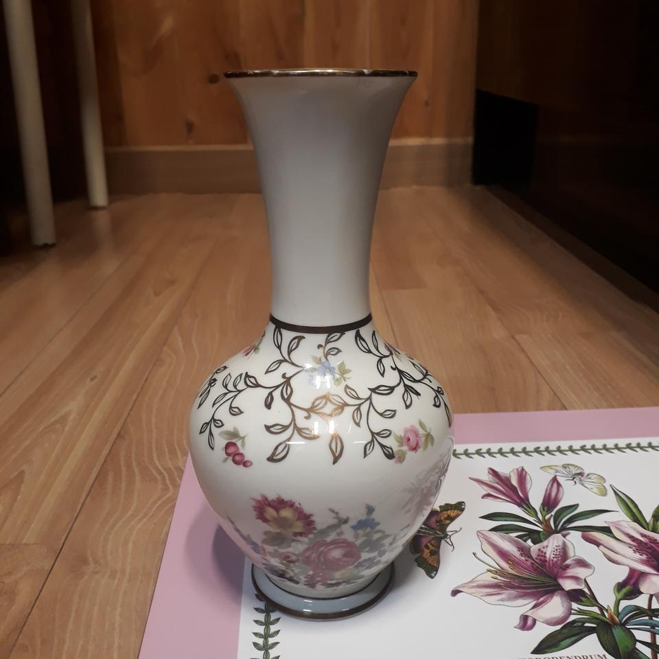 유럽 바바리아  도자기 꽃화병