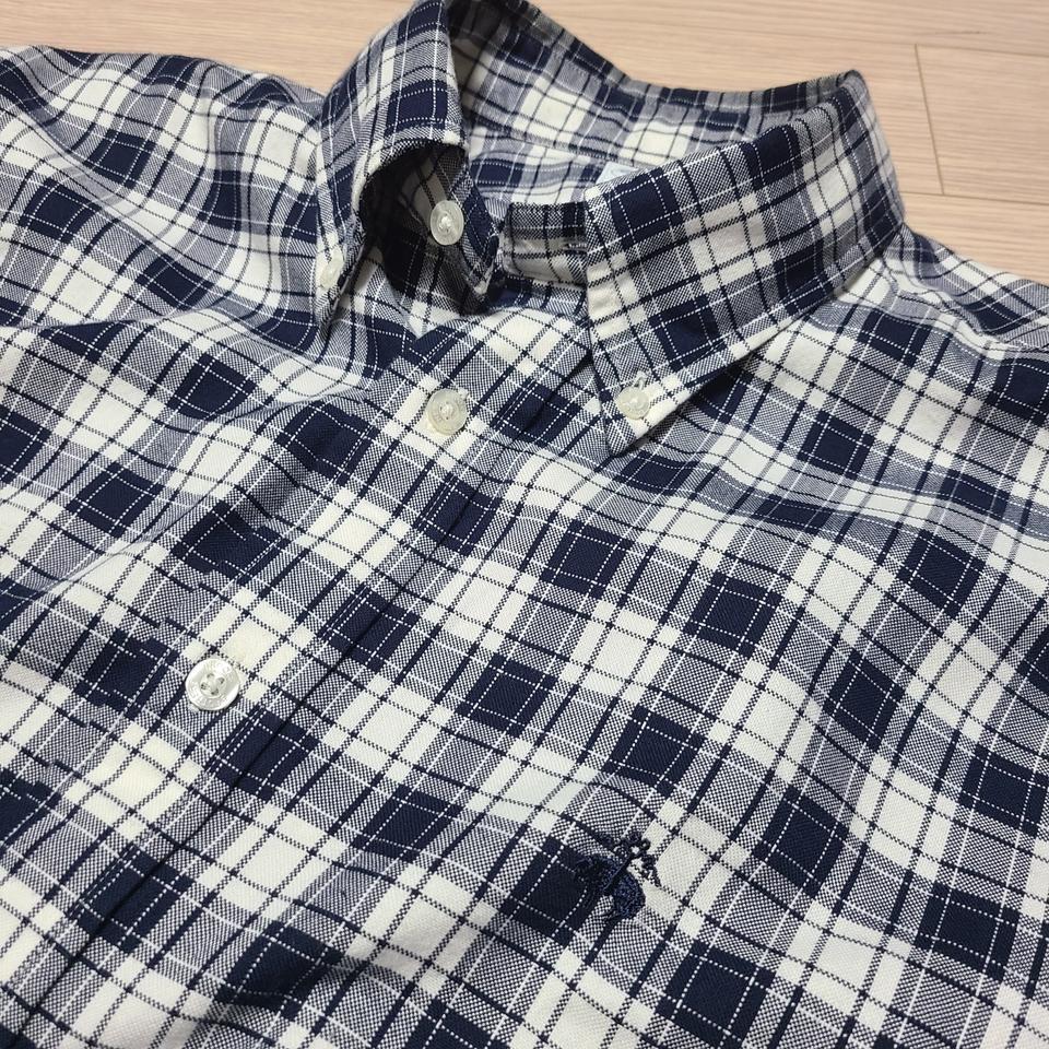 브룩스브라더스 깅엄체크셔츠 리젠트 M