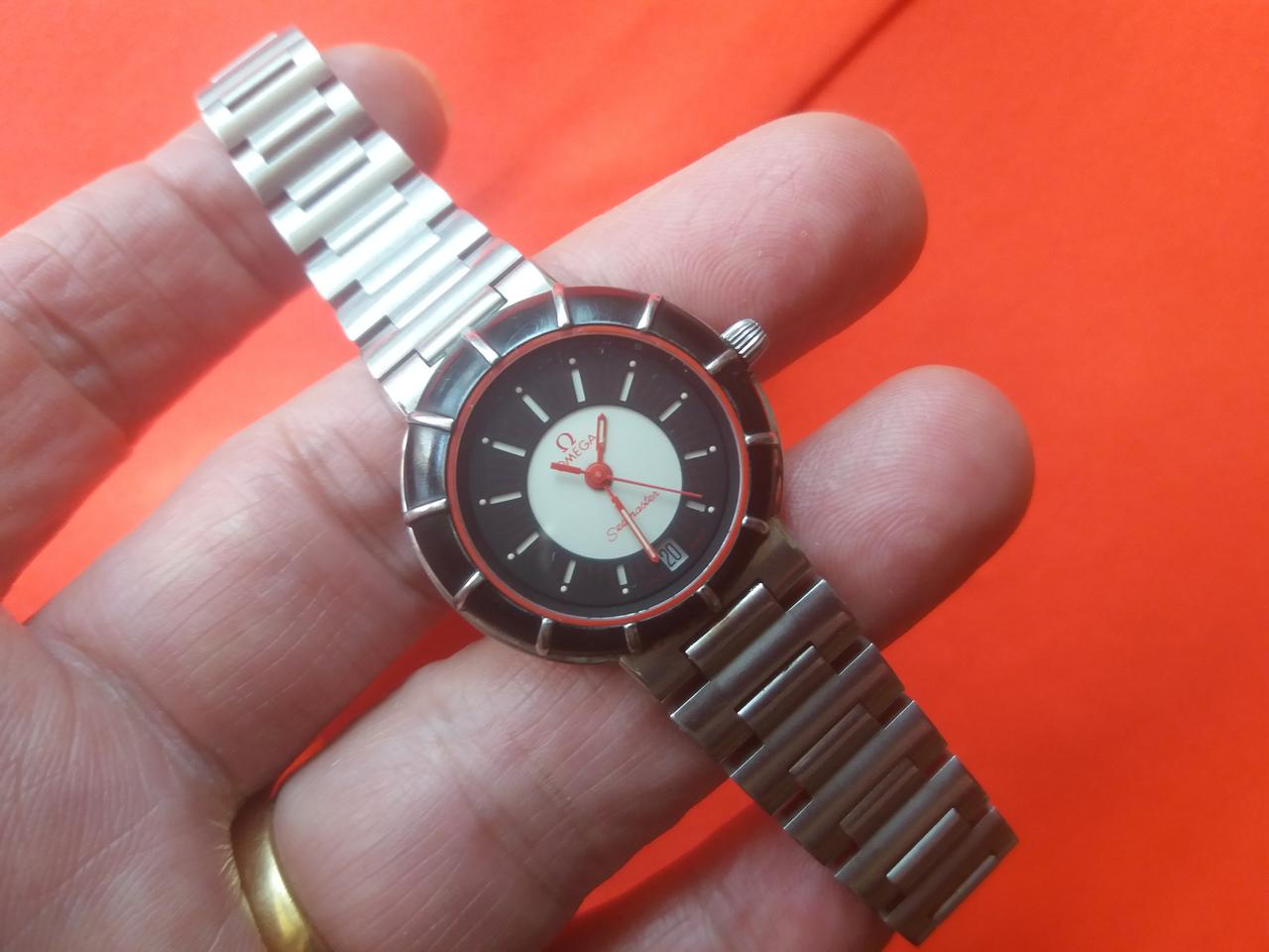 정품-오메가-OMEGA-씨마스터-다이나믹-콤보-테이트-블랙실버-여성용-특A급