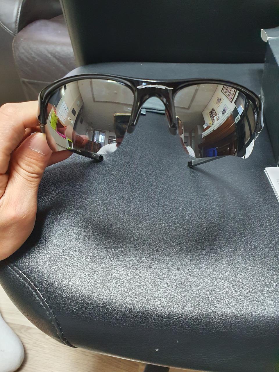오클리 플렉자켓 XLJ 블랙 미러렌즈 팝니다