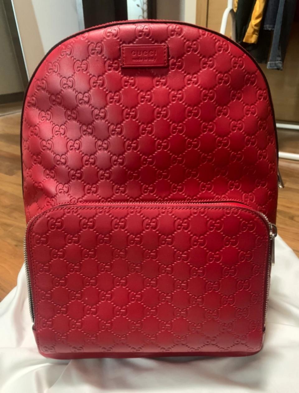 (급처) 정품 구찌 백팩, 미사용품, 남녀공용사이즈