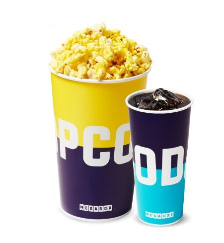 팝콘R + 탄산R 1개씩 메가박스