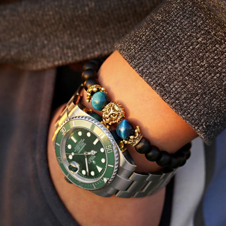 빈티지 천연석 비즈팔찌. 무료배송