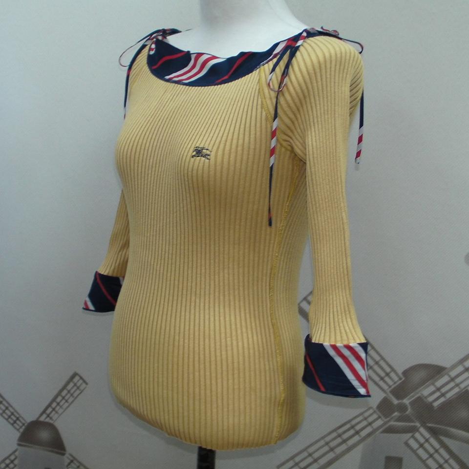 버버리 수입정품 7부니트티 38