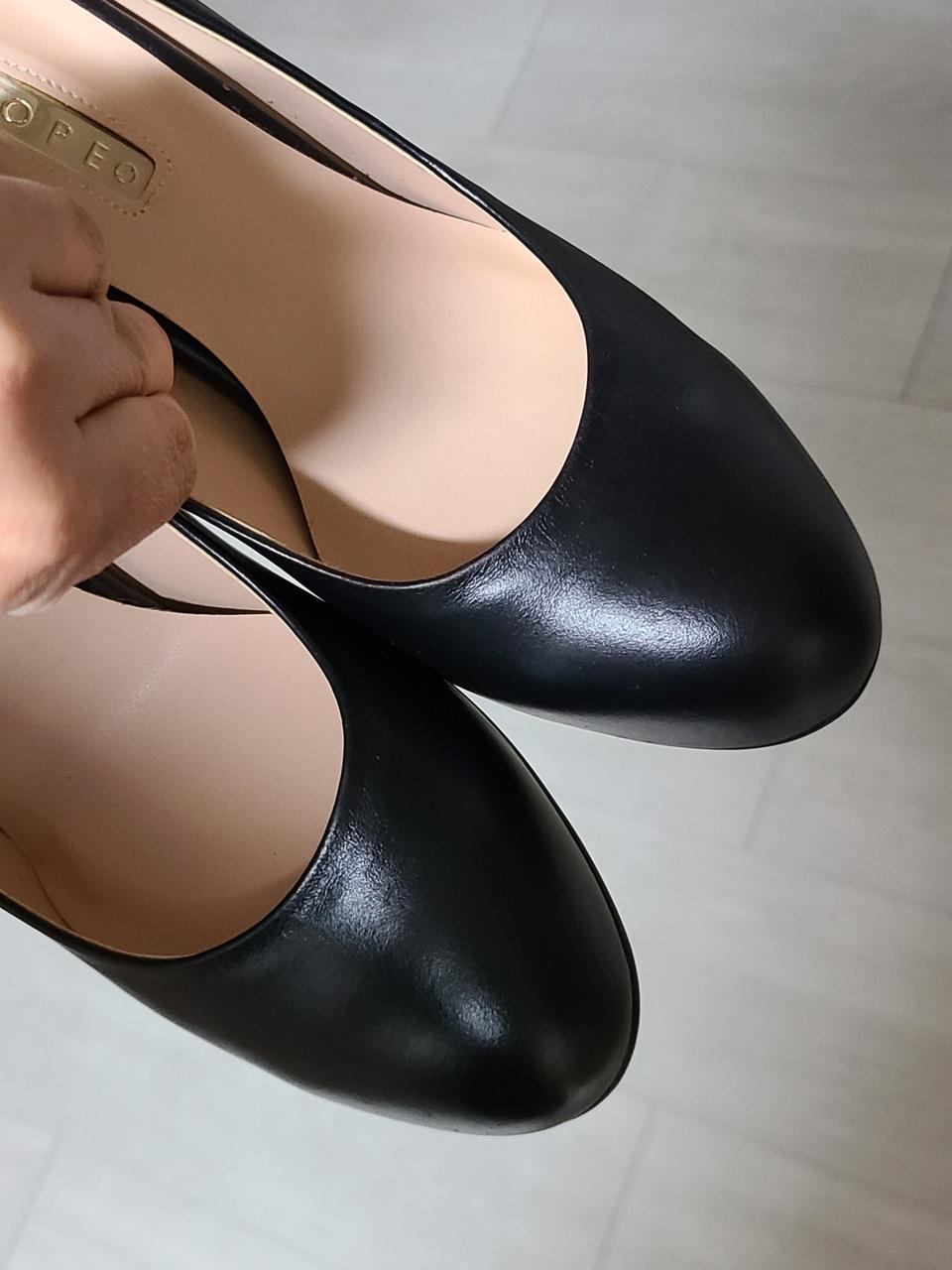 미소페  검정구두