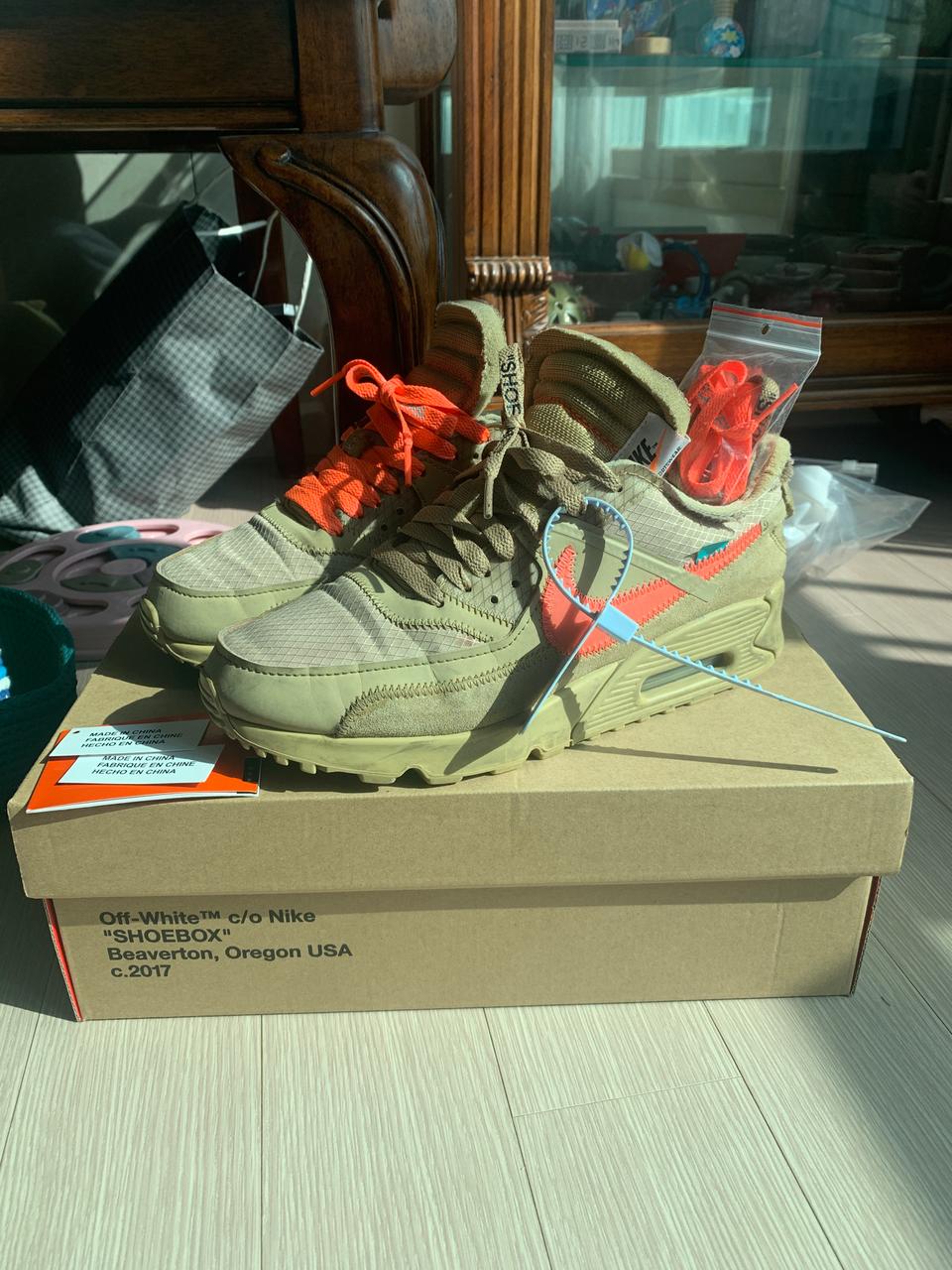 [250] 나이키 x 오프화이트 에어맥스 90 OG 데저트 오어 더탠