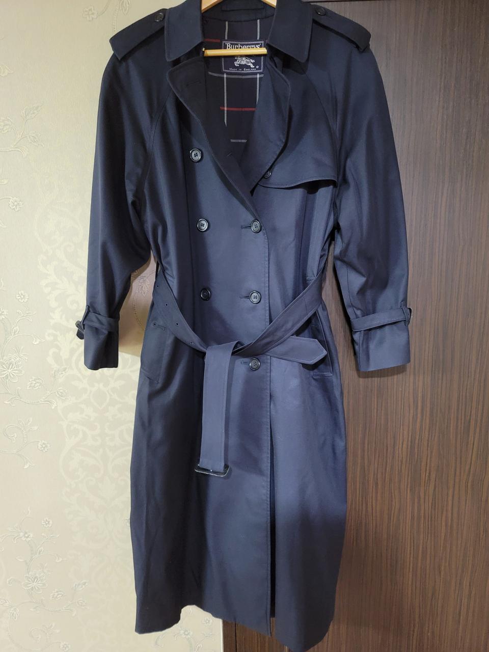 정품♡버버리 트렌치 코트 77사이즈 여성 네이비코트