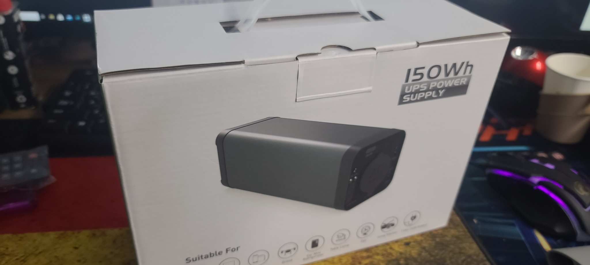 40800mah ups 보조배터리 새것으로 교환받은 후 미사용