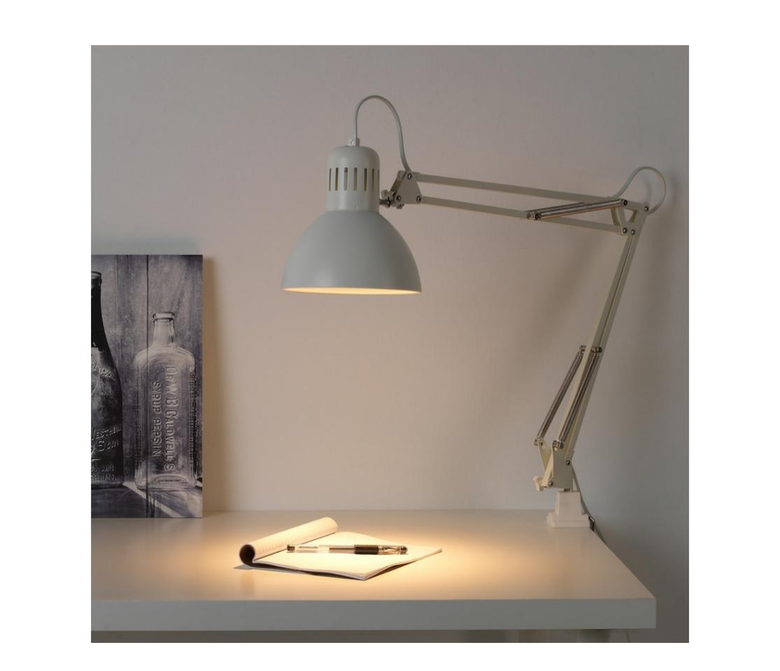 독서등 스텐드 그레이색상 (LED백열등 포함)