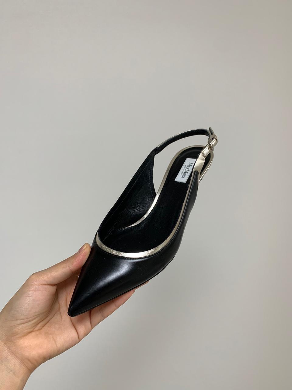 정품 막스마라 슬링백 슈즈