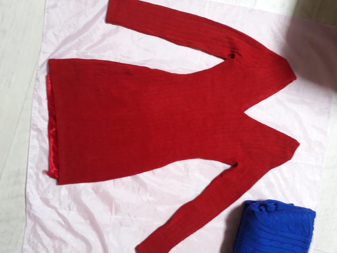 뒤 지퍼 니트 원피스