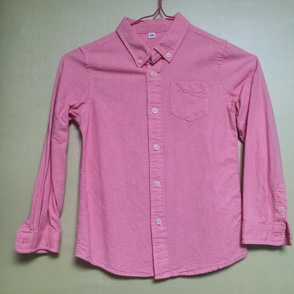 분홍 아동셔츠