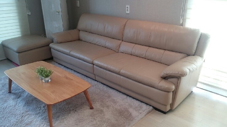 에몬스 4인쇼파 스툴포함