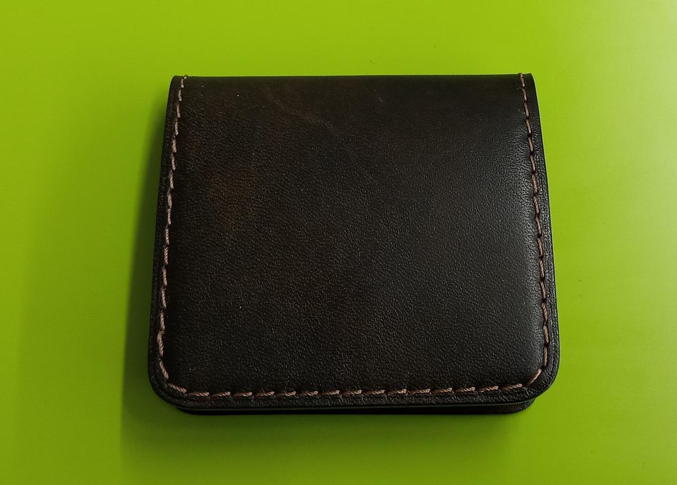 소가죽 동전지갑  엔틱스타일