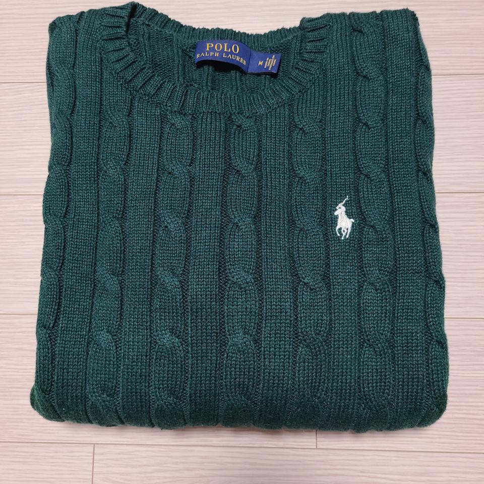 폴로 꽈배기 니트 여성 M
