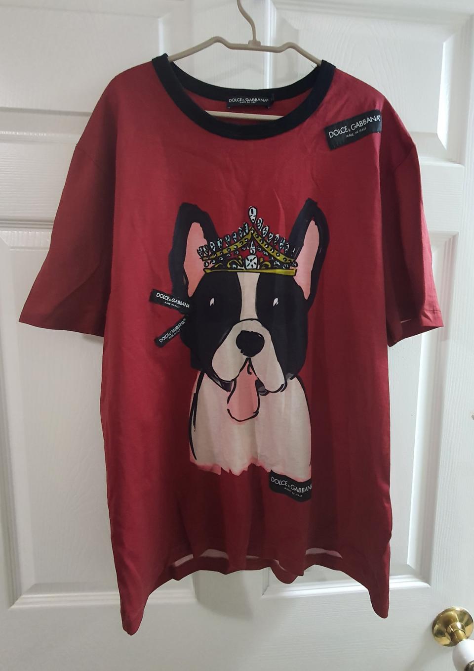 D&G 티셔츠  댕댕이 티셔츠