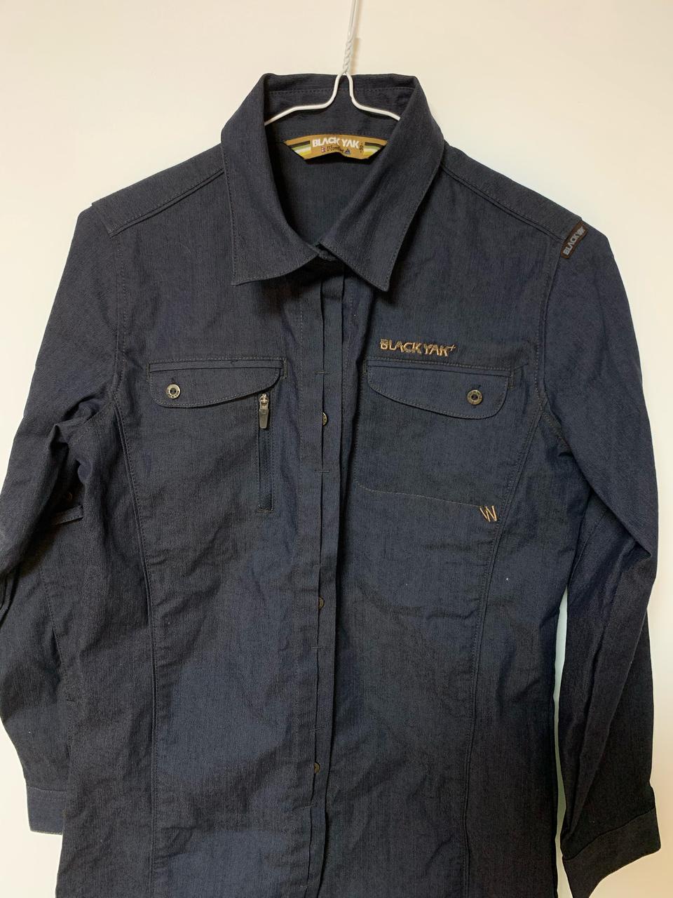 블랙야크 데님셔츠