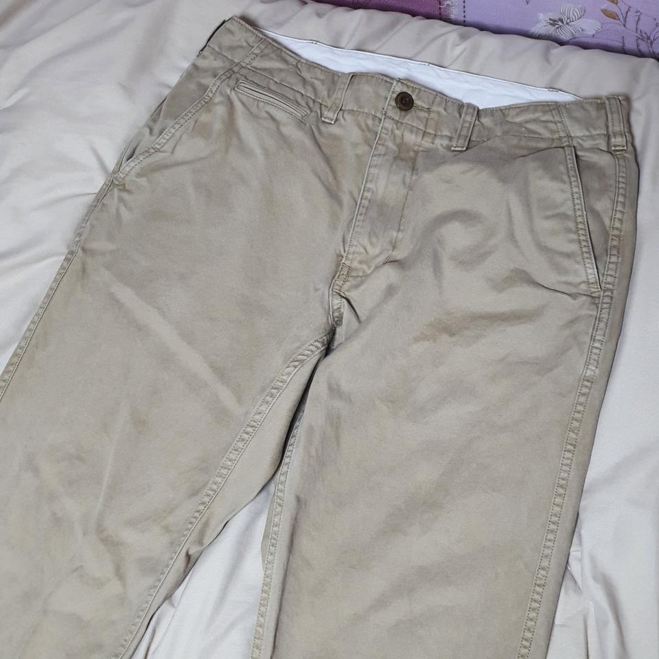 (76) 유니클로 베이지 면바지