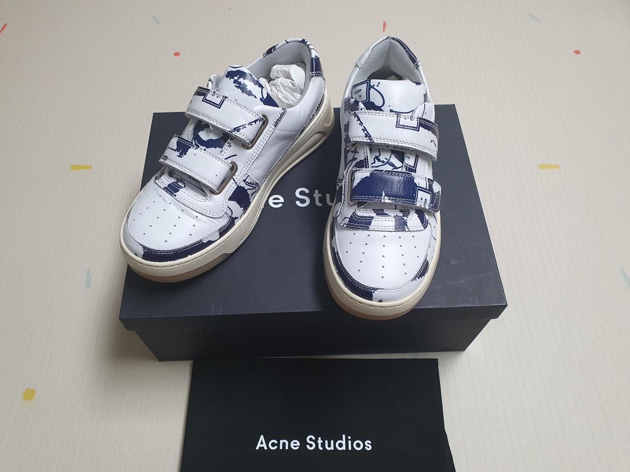 (정품)아크네 스테피 맵 레더 스니커즈