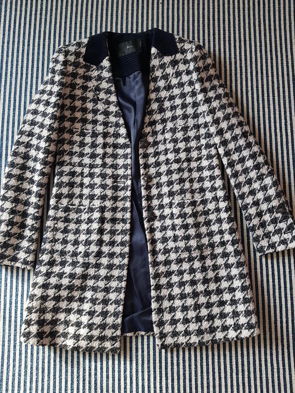 하운드체크 자켓