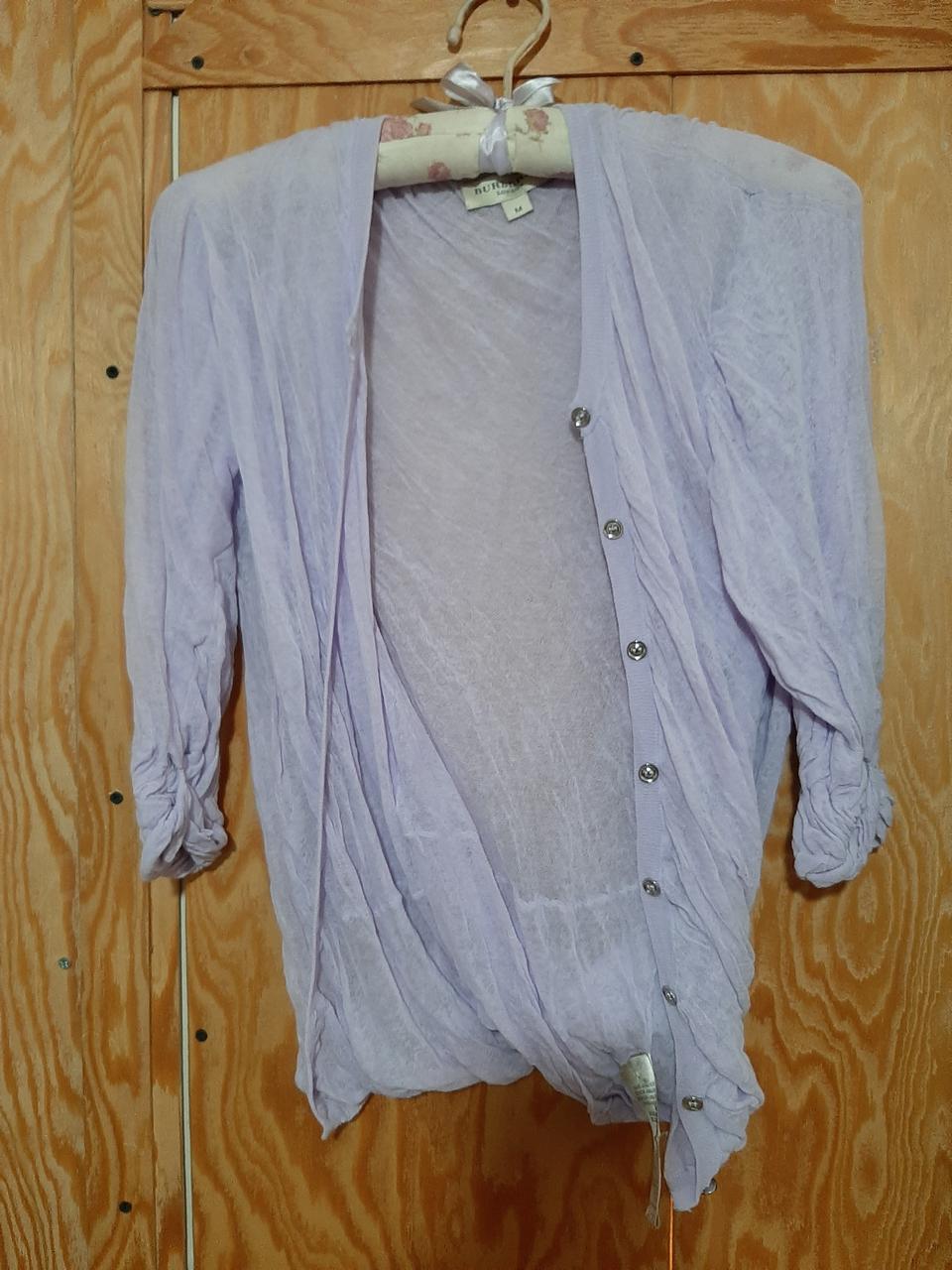 버버리 정품 쉬폰가디건