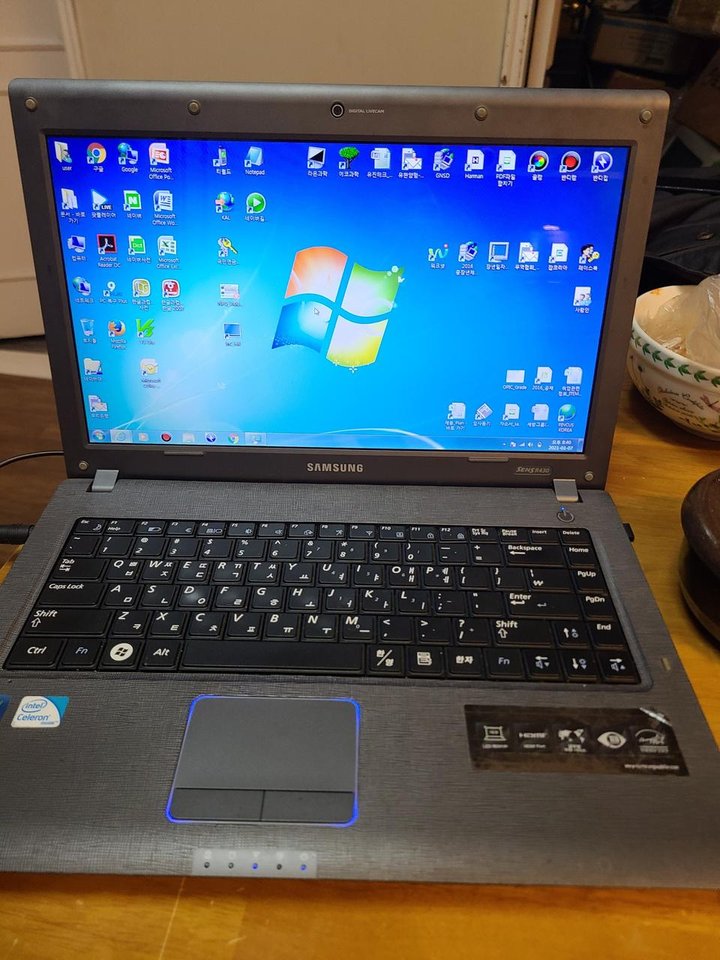 삼성 센스R430 노트북 작동잘됨.DVD드라이브 윈도우7 | 헬로마켓