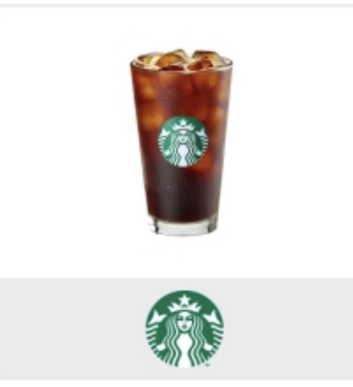 스타벅스 아이스 카페아메리카노 Tall