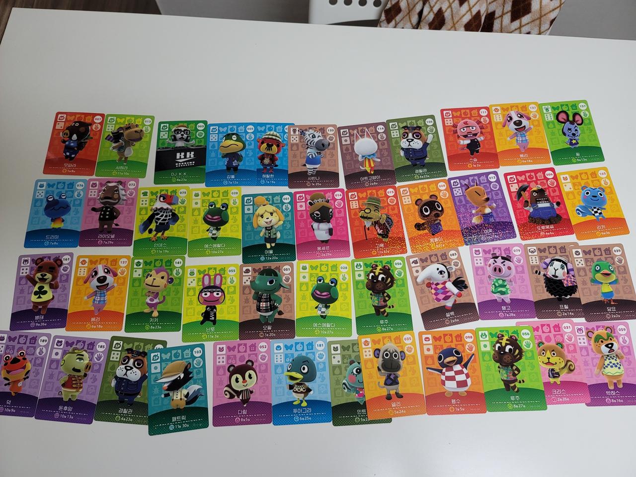 닌텐도스위치 동물의숲아미보1~5탄 정품 판매합니다