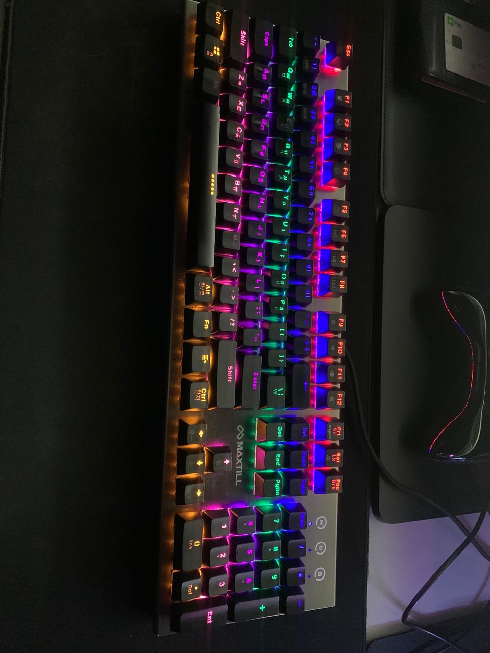 맥스틸 트론 g100k 기계식 키보드