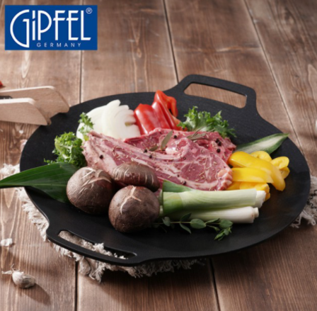 [기펠]캠핑용 멀티팬 이노블코팅 불판 33CM 멀티 그리들 팬