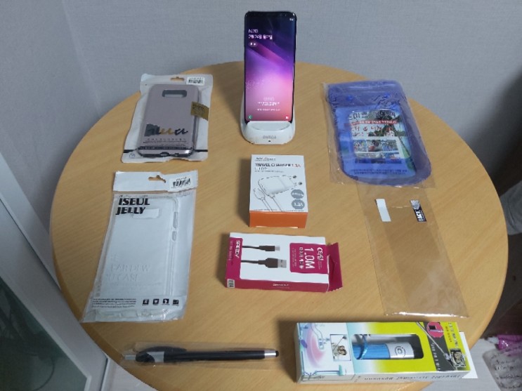 SKT 갤럭시S8+ 오키드그레이 64기가 정상해지풀세트 
