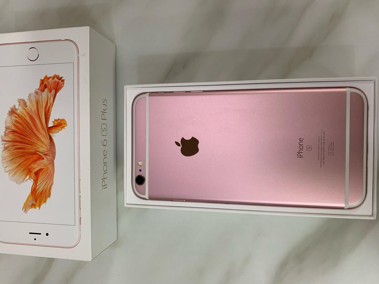 아이폰 6s플러스 로즈골드 핑크 64기가 100,000원(택포)