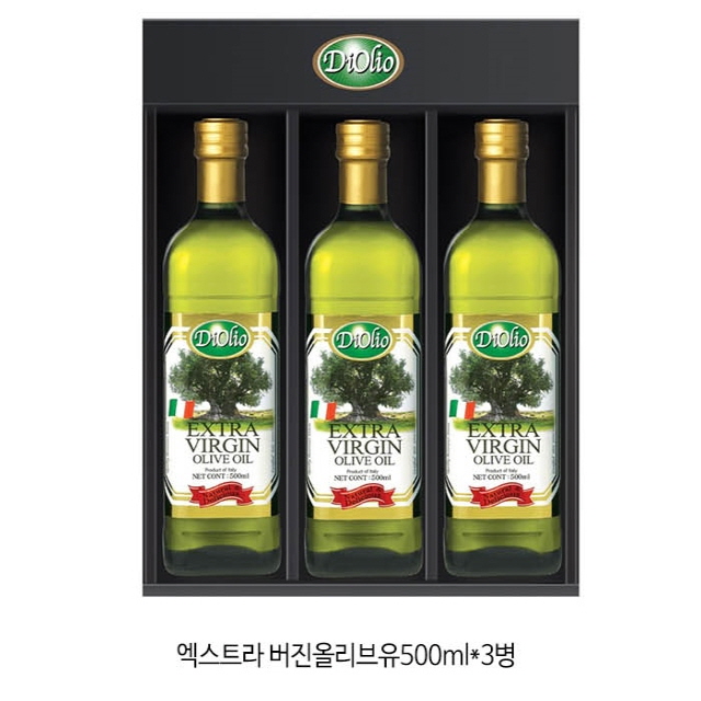 디올리오 올리브유 500ml x 3병