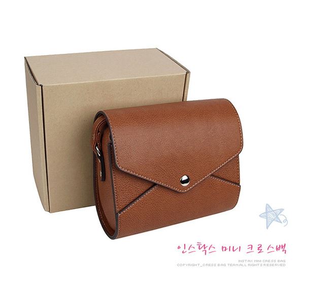 카메라백 미니 크로스백 (다크브라운) 세제품