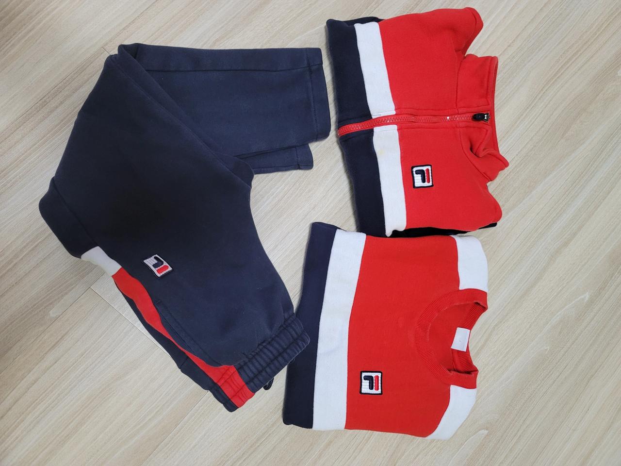 휠라키즈 상하복3종세트 (120호)