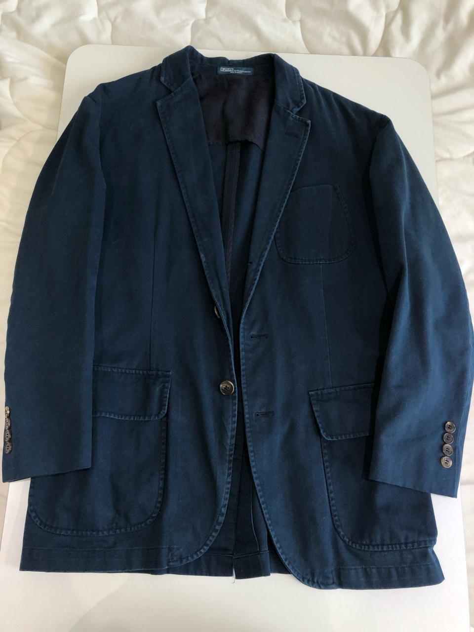 폴로 네이비 면자켓 100