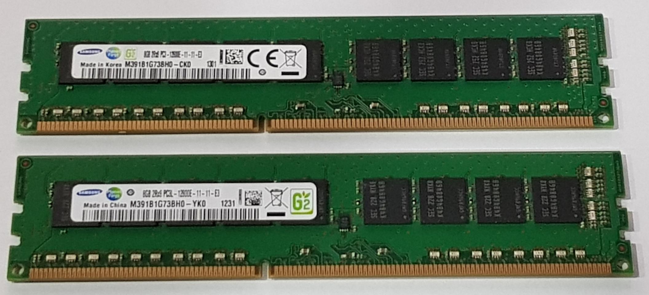 삼성 DDR3 8GB 12800E (일반전력 / 저전력) ECC메모리