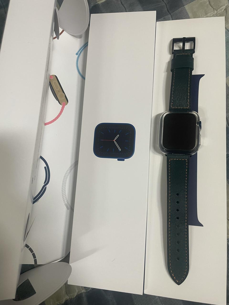 애플워치6 44mm 블루