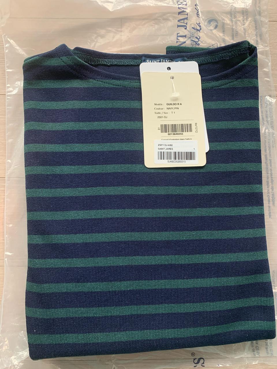 (정품/새상품) 세인트제임스 길도 navy/pin (19fw)