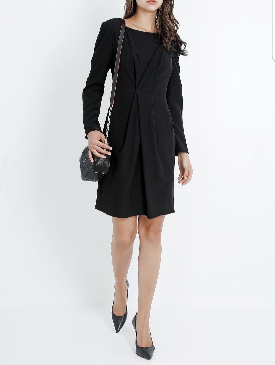 루나에비뉴7 아르마니 꼴레지오니 골드라벨 원피스 미니드레스