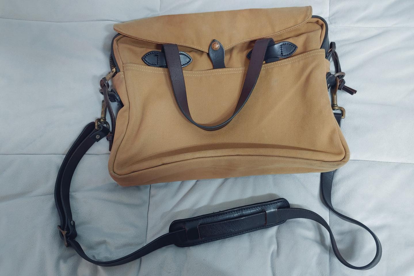 필슨256 탄 급처 // 워크웨어 아메카지 필슨가방 폴로