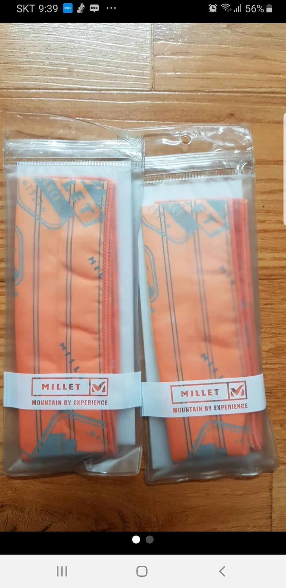 MILLET 쿨스카프 2개