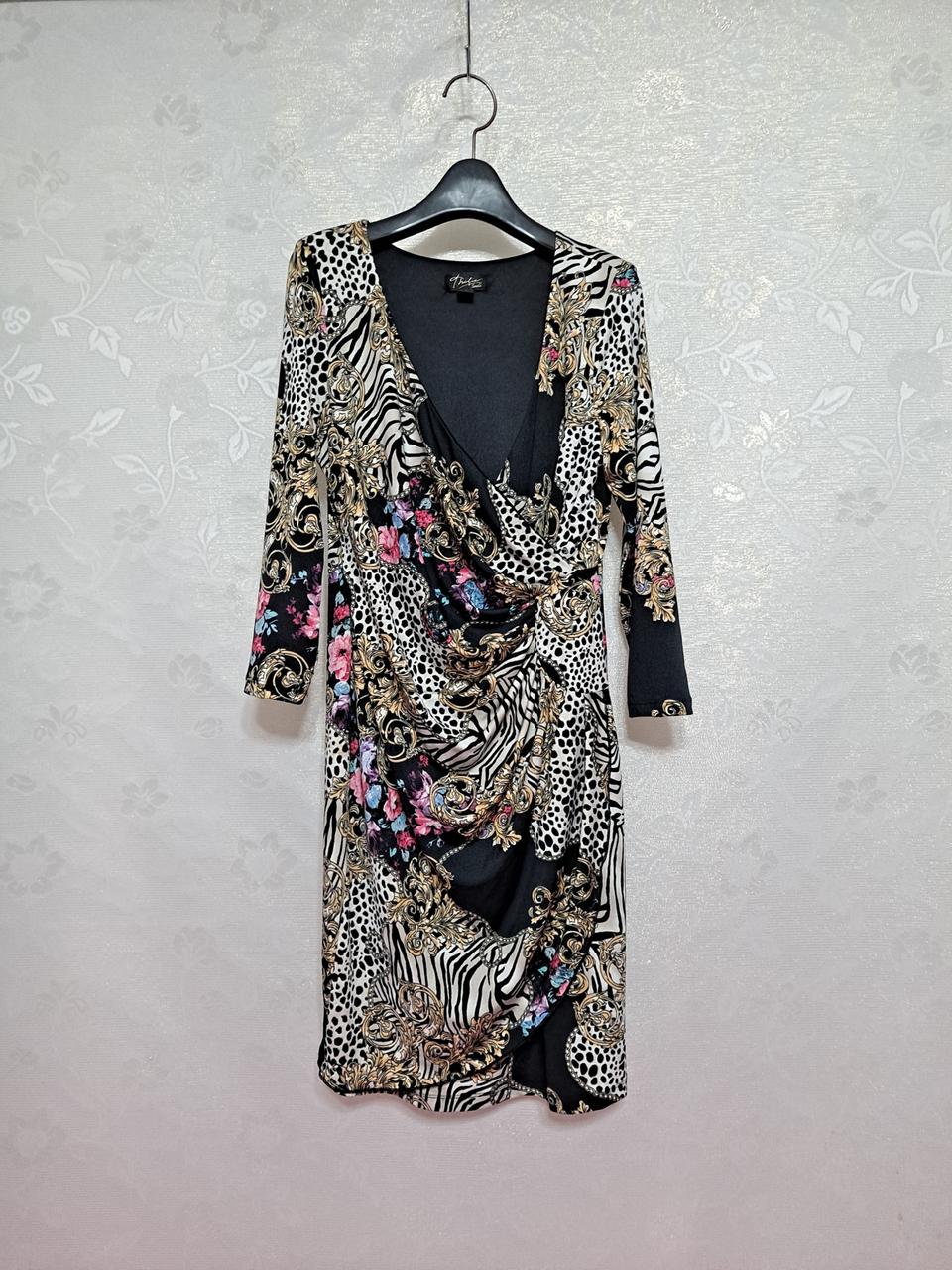 Thalia Sodi 패턴 랩스커트 55