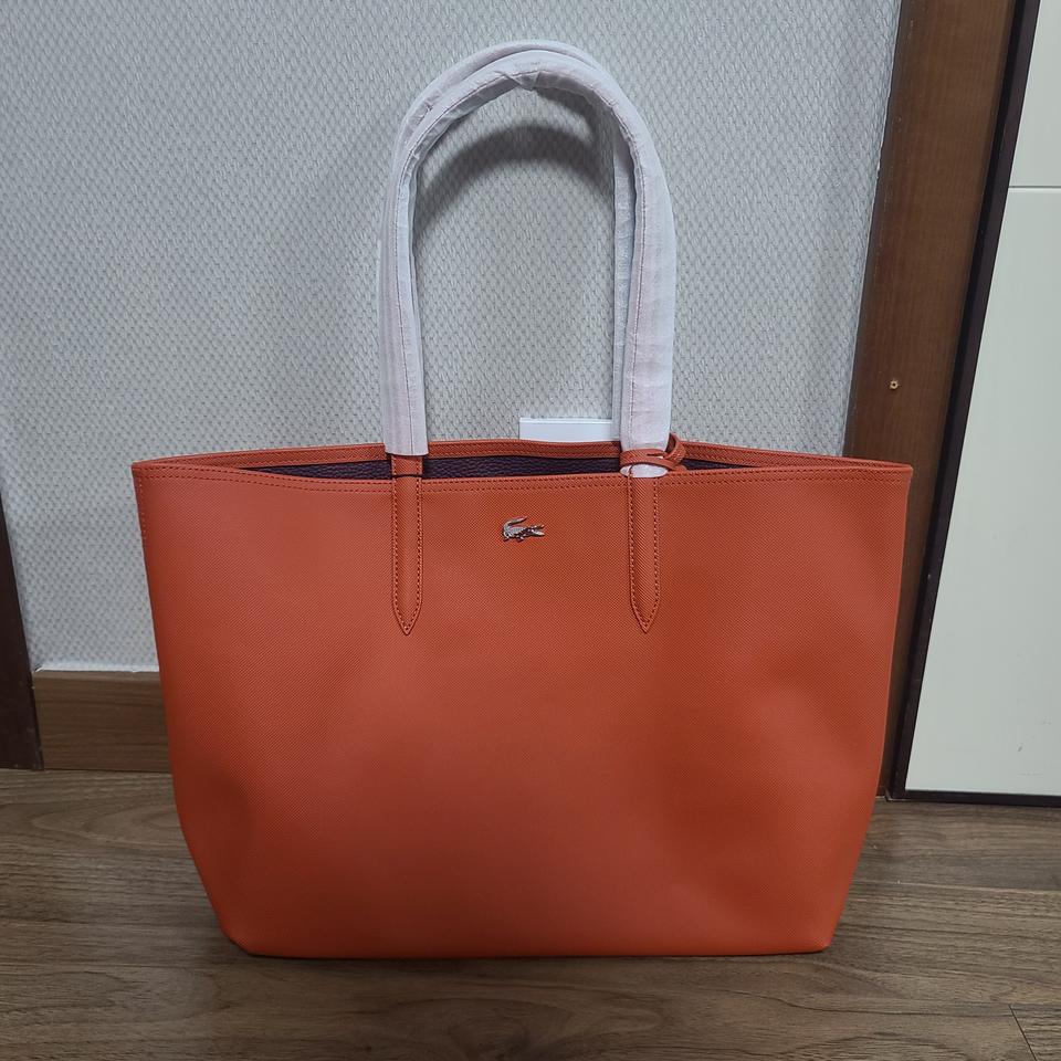 (새상품) 라코스테 오렌지 토트백