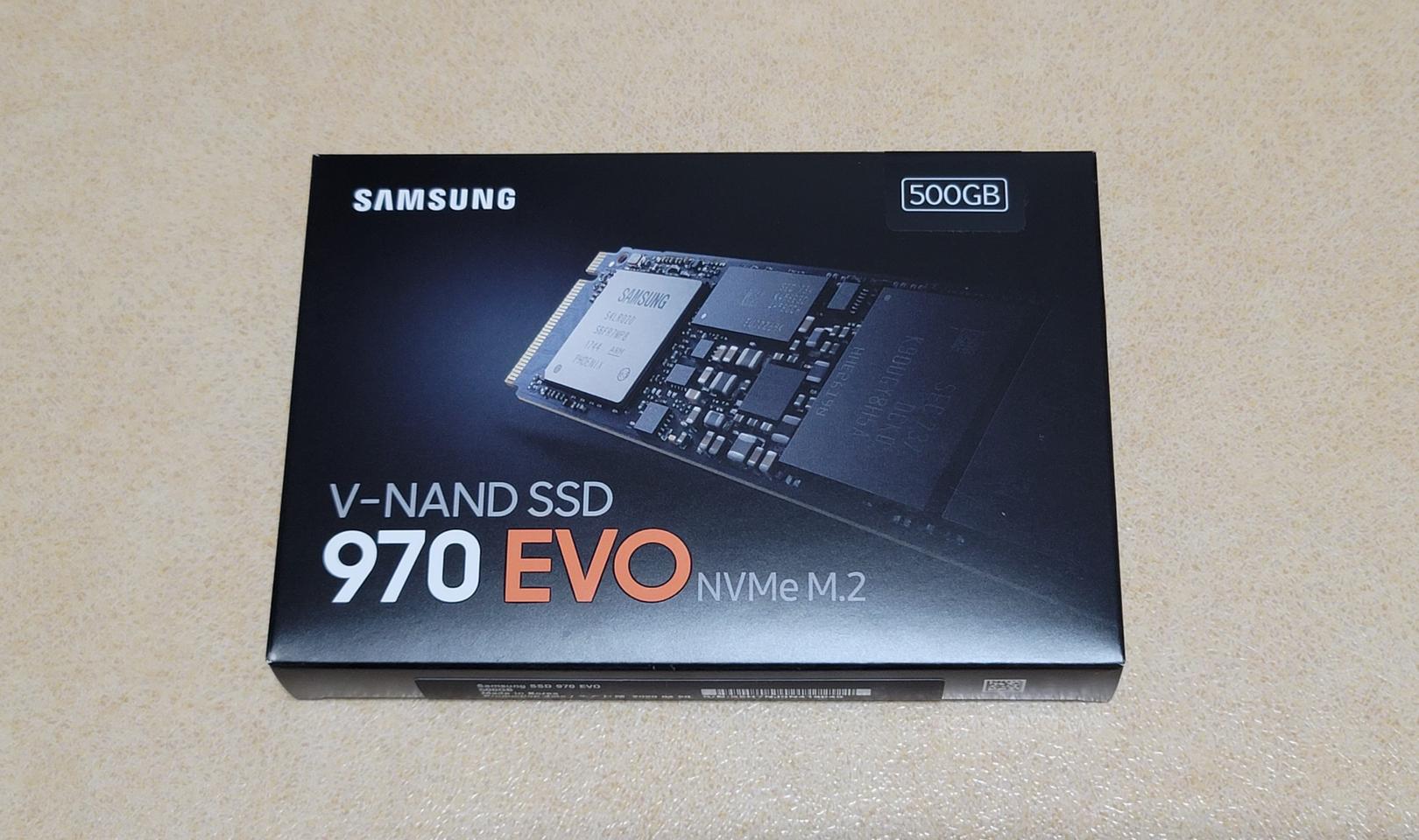 삼성  SSD 970 EVO 500GB NVMe M.2 2280 미개봉