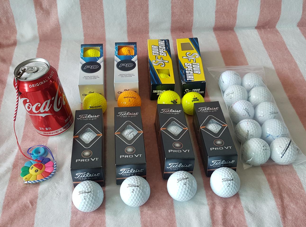 ♥ 골프공 새거 타이틀리스트 PRO V1 12구 외 22구 총34구 ♥