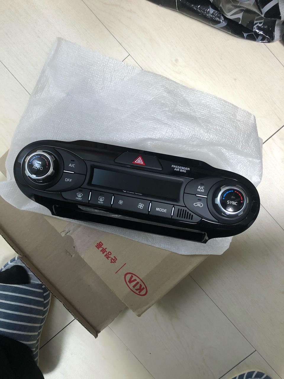 쏘렌토 7인승 액정공조기